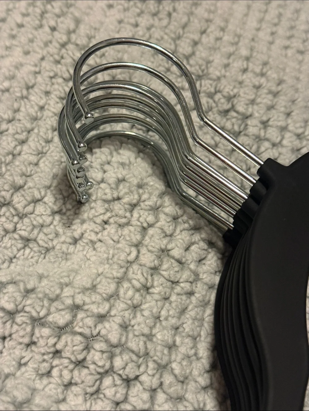 Bundle of 10 Rubberized Hangers NWOT 🌻